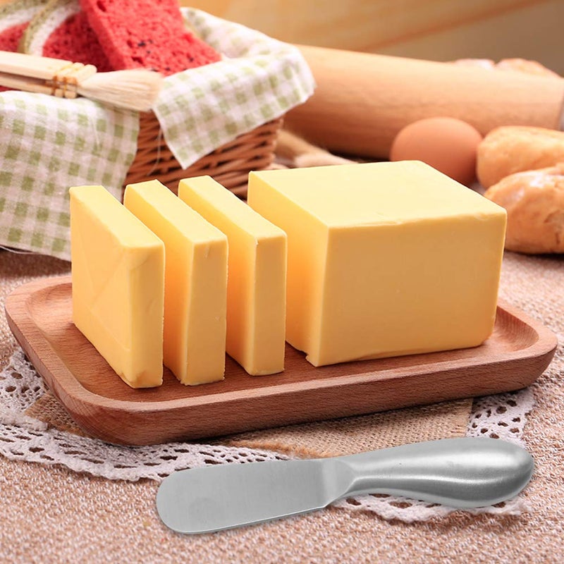 findTop 6 Pieces Cheese Spreader Set, findTop Stainless Steel Multipurpose Cheese and Butter Spreader Knives - Image 2